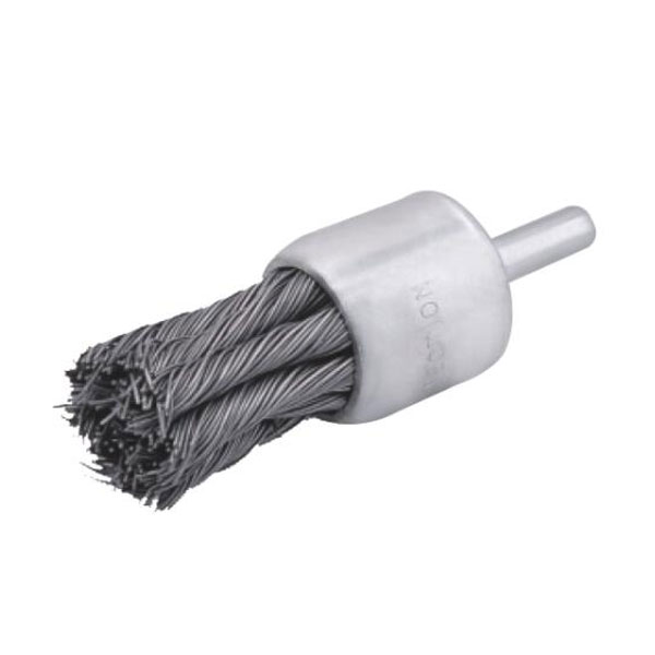 End Brush Knotted Steel Wire Brush 